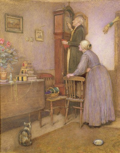 The Old Clock by George John Pinwell